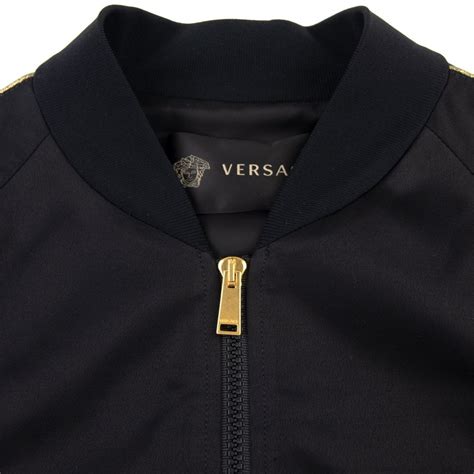 versace ferrari jacket|versace black bomber jacket.